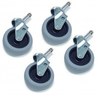 4 roulettes diamètre 75MM - Clean Equipements